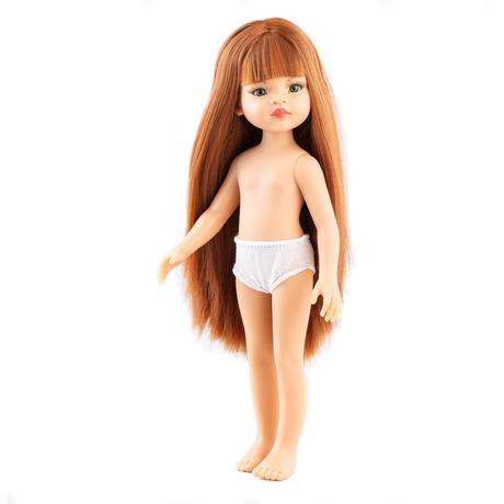Кукла Люмита б/о, 32 см (волосы прямые, челка, глаза зеленые)